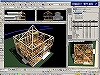 実施設計　製作過程・・2.間柱、床
｜小住宅(狭小デザイン注文住宅)3D・BIM 設計の紹介｜JIA日本建築家協会2007東京大会インテグレーテッドプラクティス(I/P)シンポジウムMicroStation3D・BIM設計の実践報告