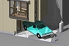 16｜駐車場鳥瞰図（大型車の場合）